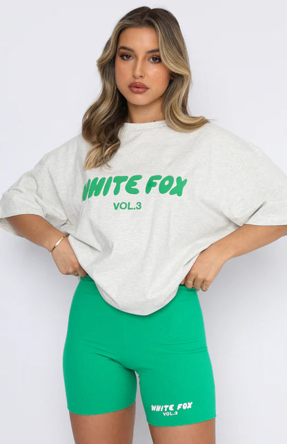 White Fox Oversized T-Shirt