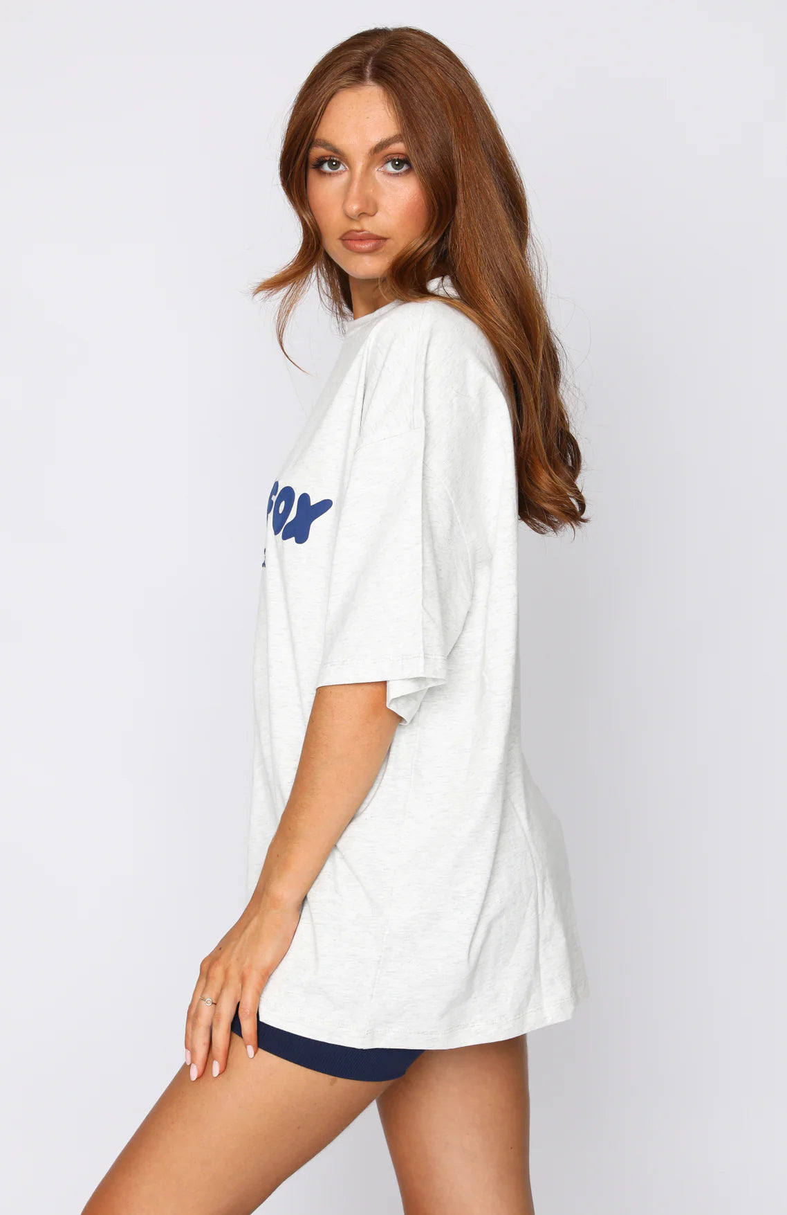 White Fox Oversized T-Shirt