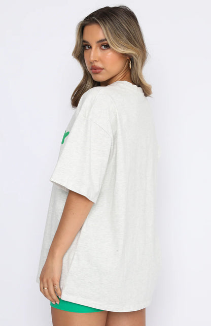 White Fox Oversized T-Shirt