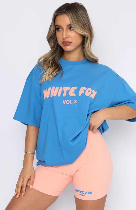 White Fox Oversized T-Shirt